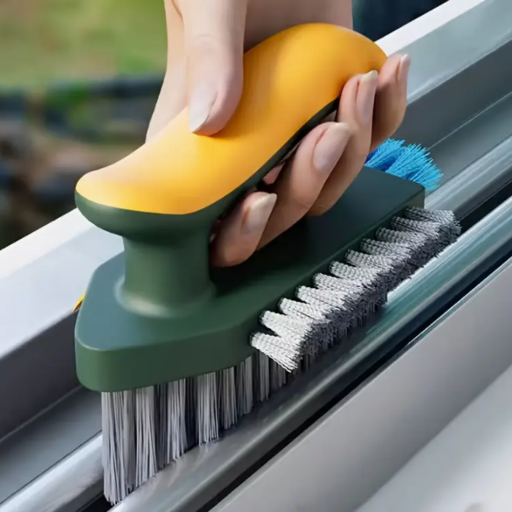Çok Fonksiyonlu Derz & Köşe Temizleme Fırçası – Zemin, Tuvalet ve Banyo Köşeleri İçin