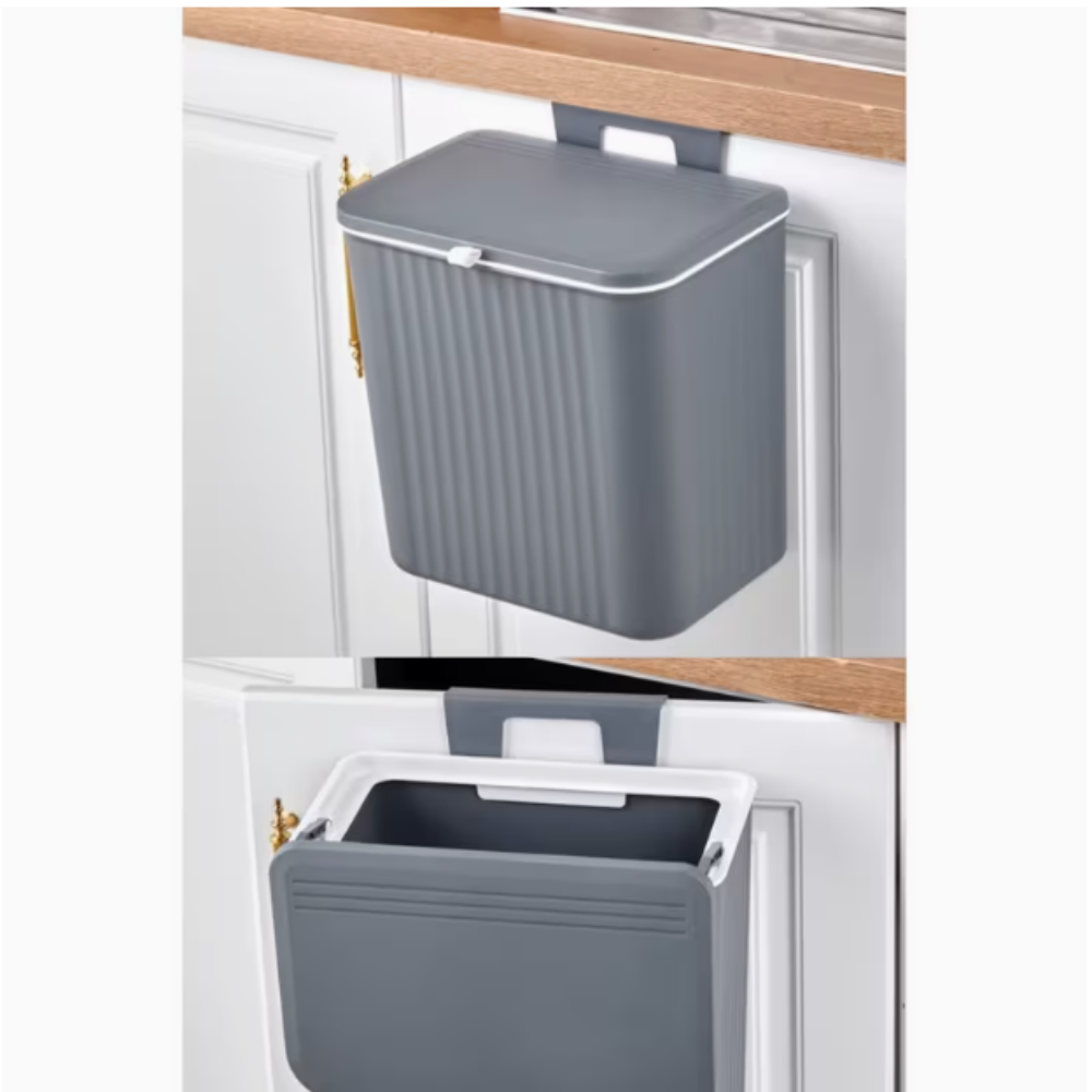 Dolap Kapağına Asılan 15L Mutfak Çöp Kovası,Tezgah Üstü Dağınıklığa Pratik Çözüm