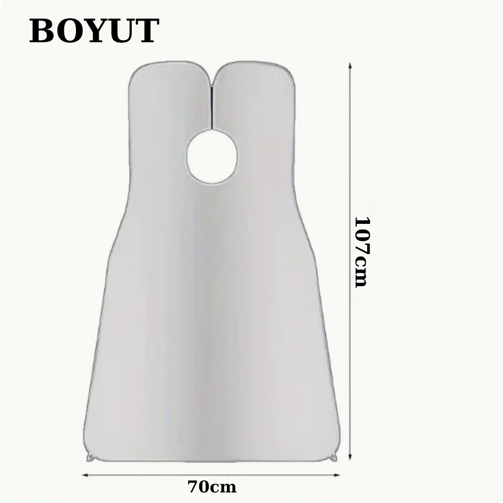 Erkek Sakal Önlüğü, Sakal Önlüğü, Tıraş Önlüğü, Traş Saç Yakalayıcı