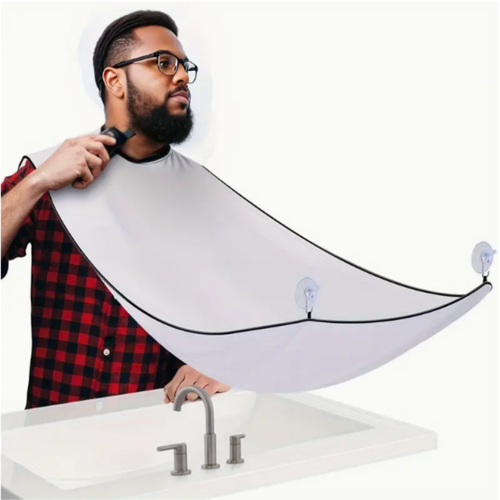 Erkek Sakal Önlüğü, Sakal Önlüğü, Tıraş Önlüğü, Traş Saç Yakalayıcı