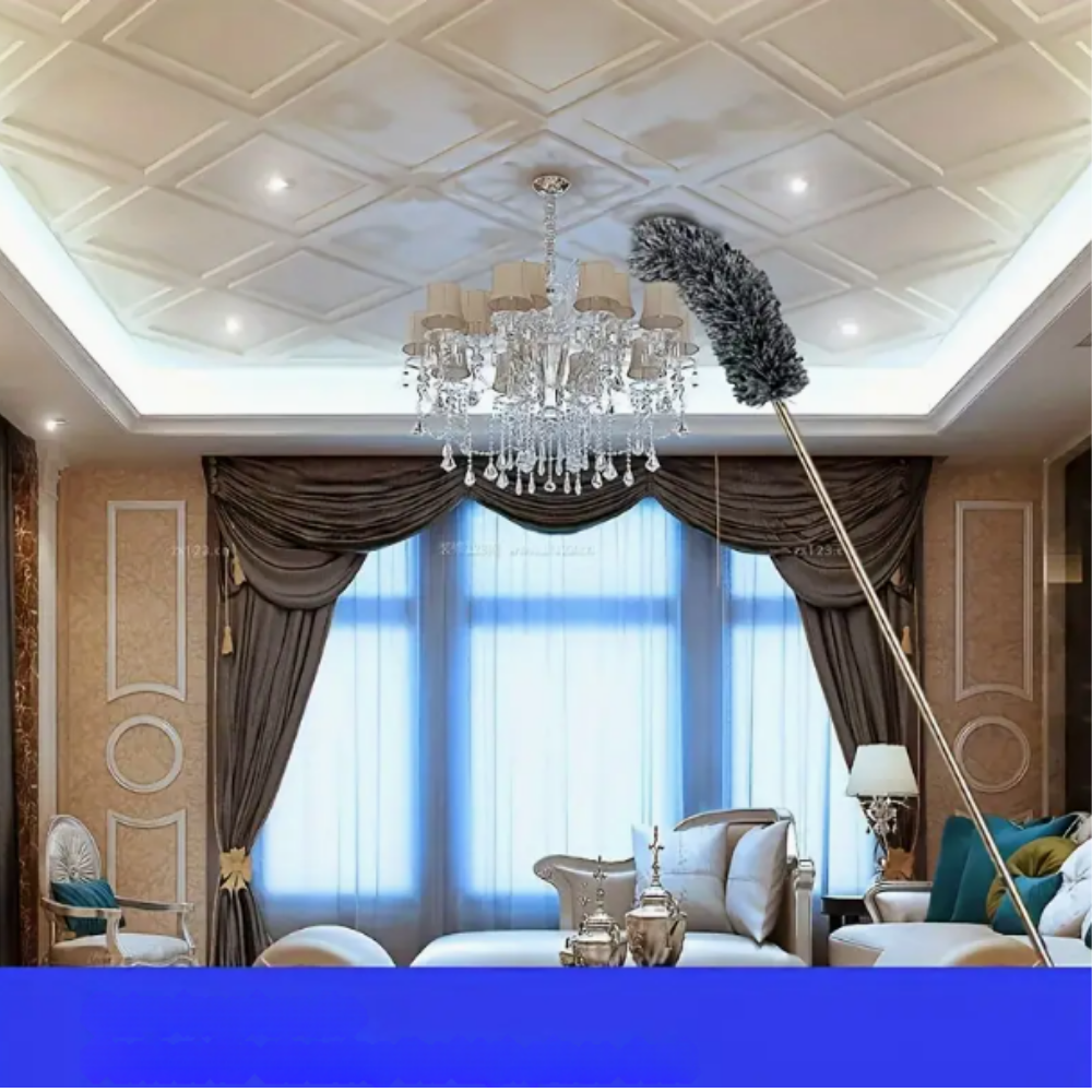 Toz Alma Fırçası,Metal Gövdeli Teleskopik Temizlik Fırçası ,Ayarlanabilir Sap