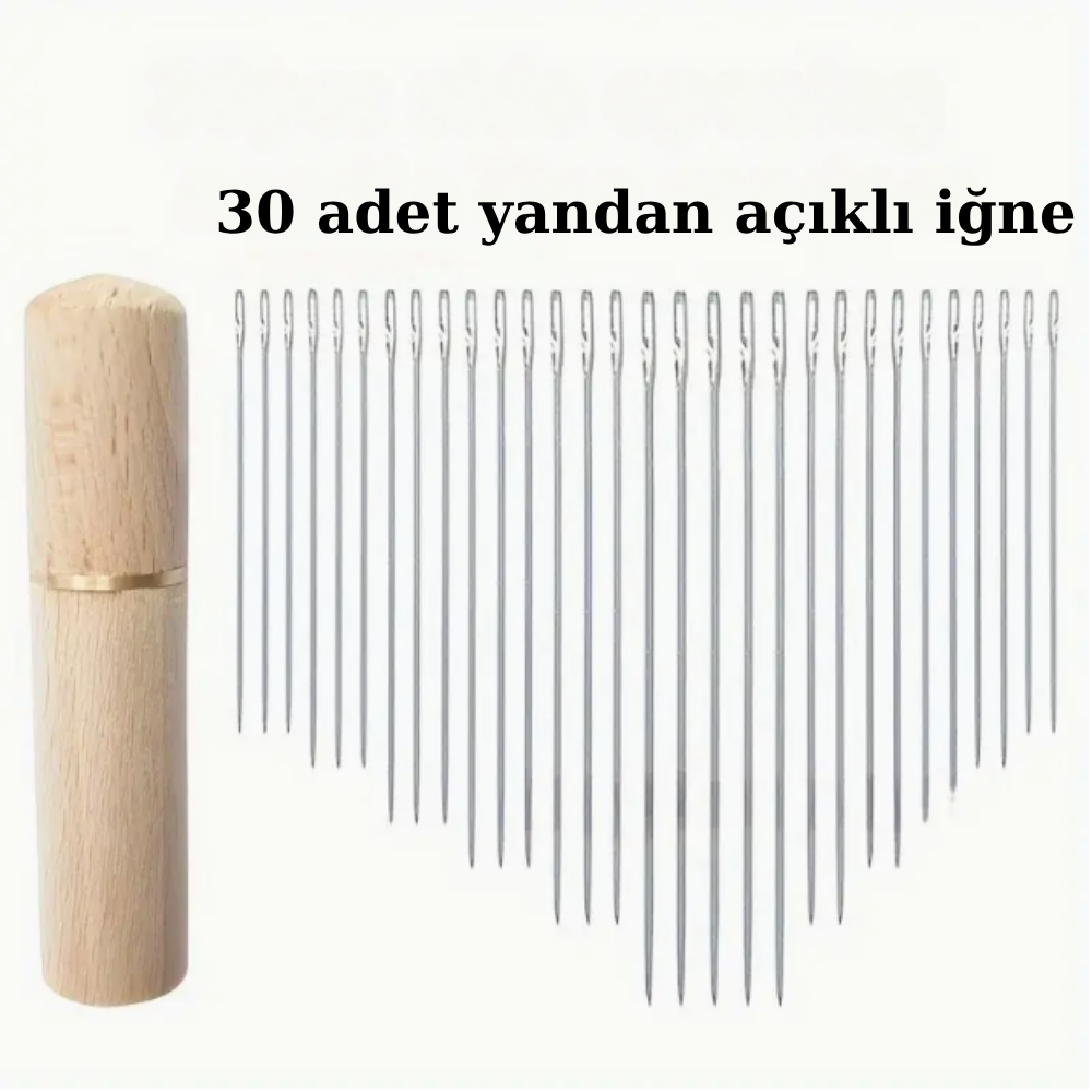 Gözlüksüz Dikiş İğnesi, Kendinden İplik Geçişli Set, İğne İplik Seti