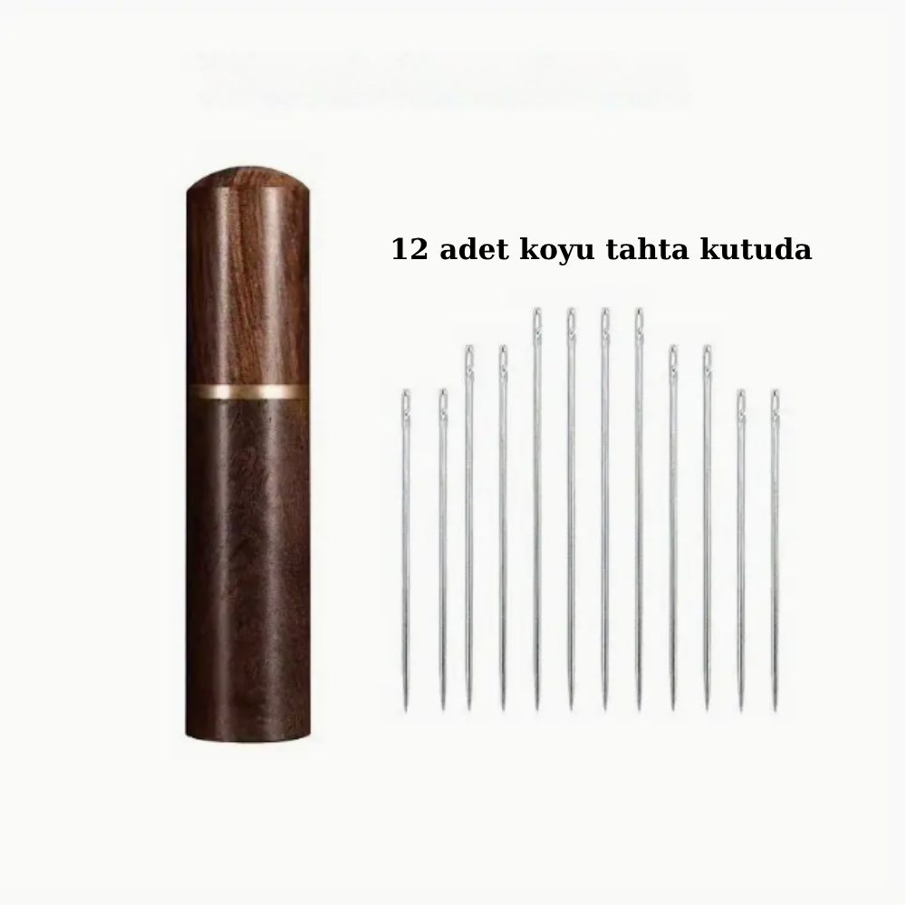 Gözlüksüz Dikiş İğnesi, Kendinden İplik Geçişli Set, İğne İplik Seti